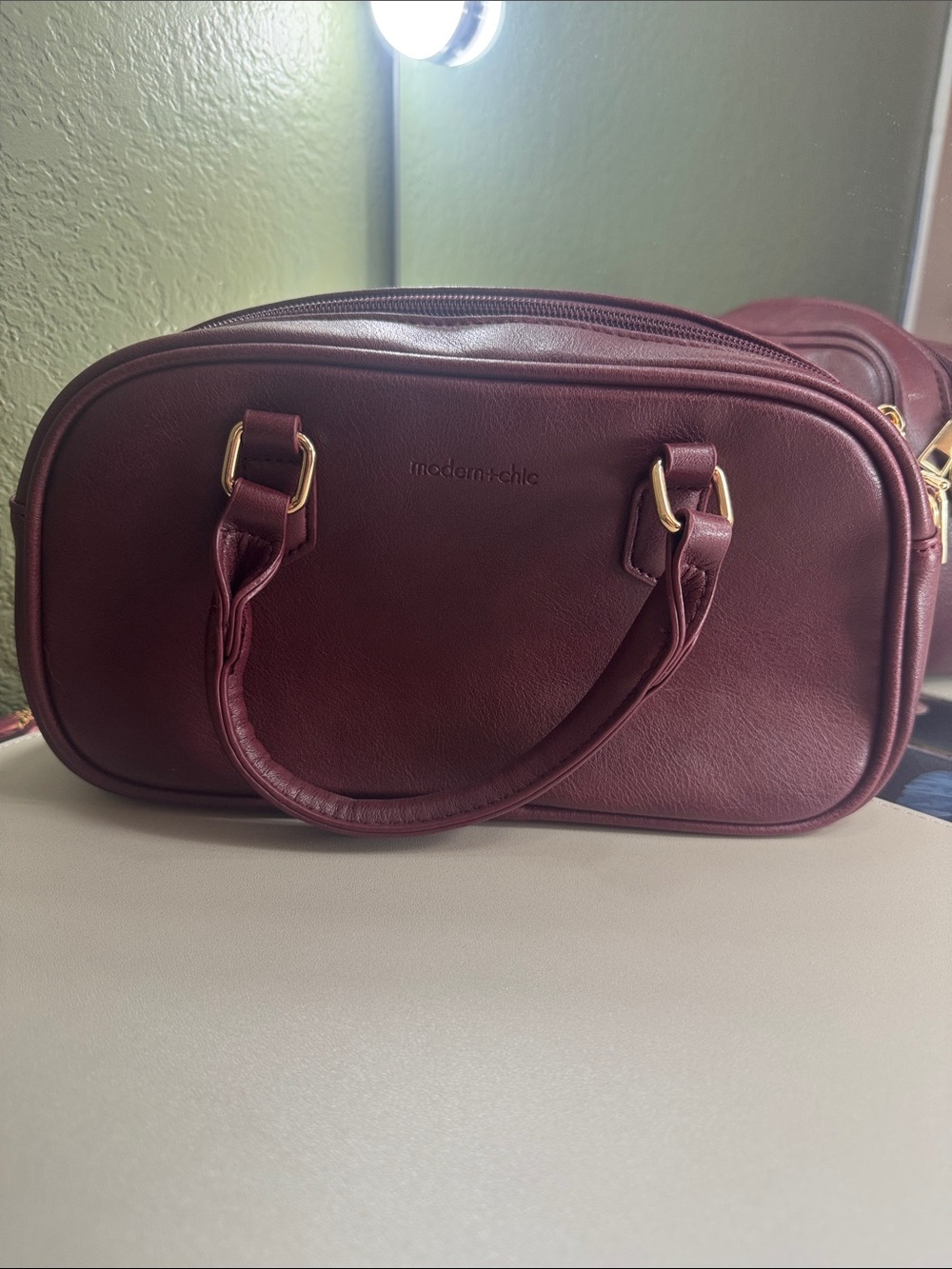 Modern + Chic Wine Remi Crossbody